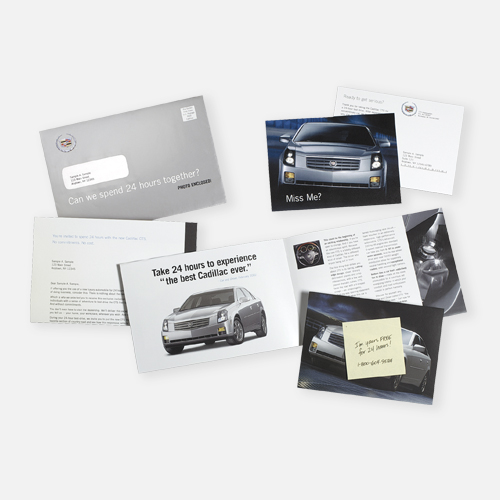 Direct Response mailer for Cadillac