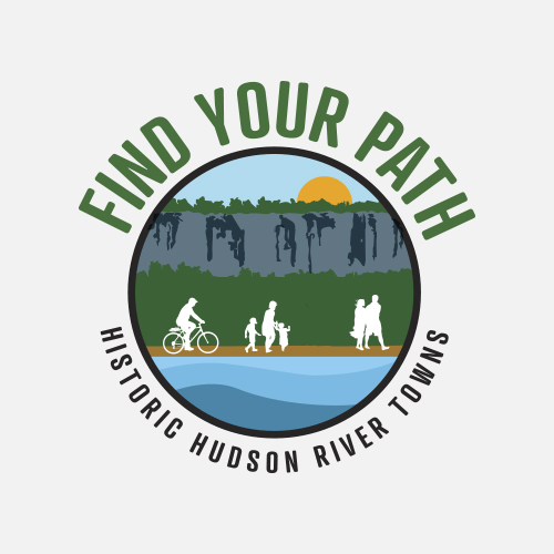 Logo for Historic Hudson River Towns' Find Your Path initiative